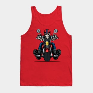 Skeleton rider Tank Top